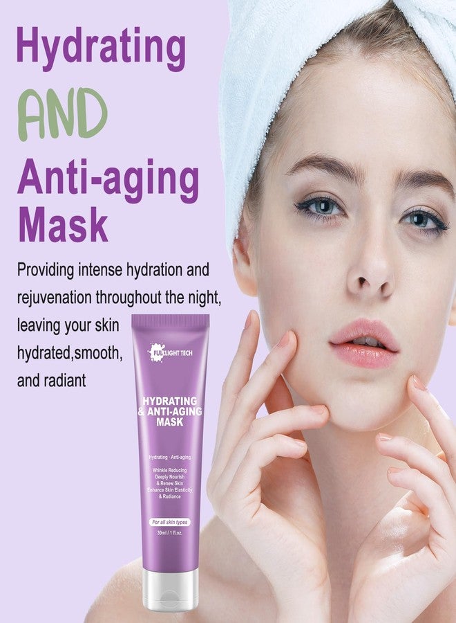 FULLLIGHT TECH Skin Care Set, 5PCS Hydrate Moisturize Skin Care for Teens Women,Gentle Skincare Gift Set with Facial Mask,Cleanser,Toner,Serum,Face Cream Travel-friendly Face Care Stocking Stuffers Women Teens - Image 4